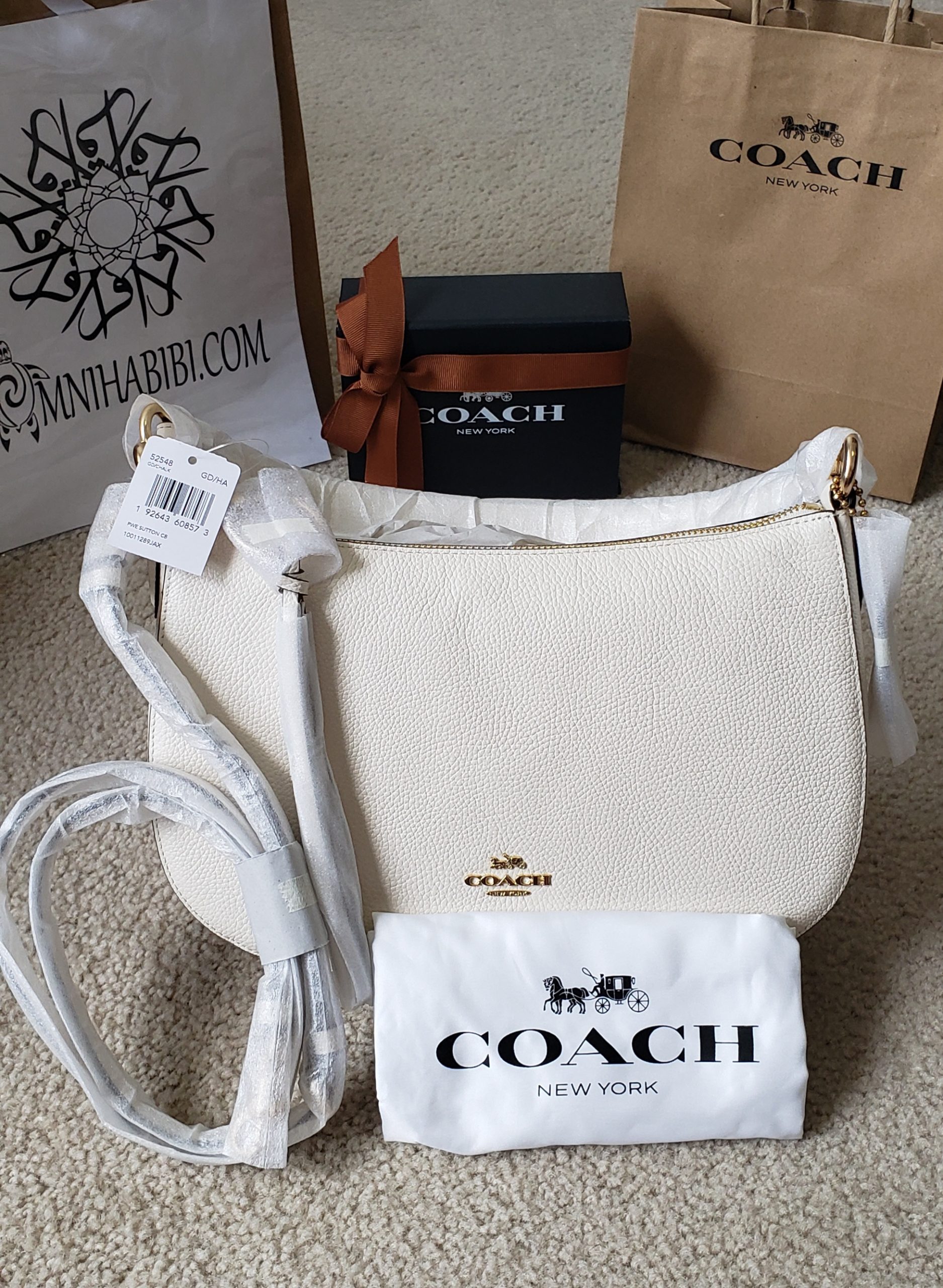 coach sutton crossbody chalk